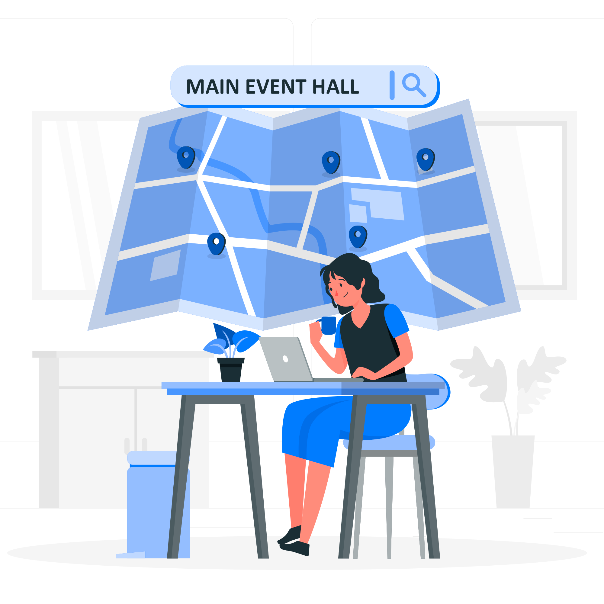 Checking the movement of participants 